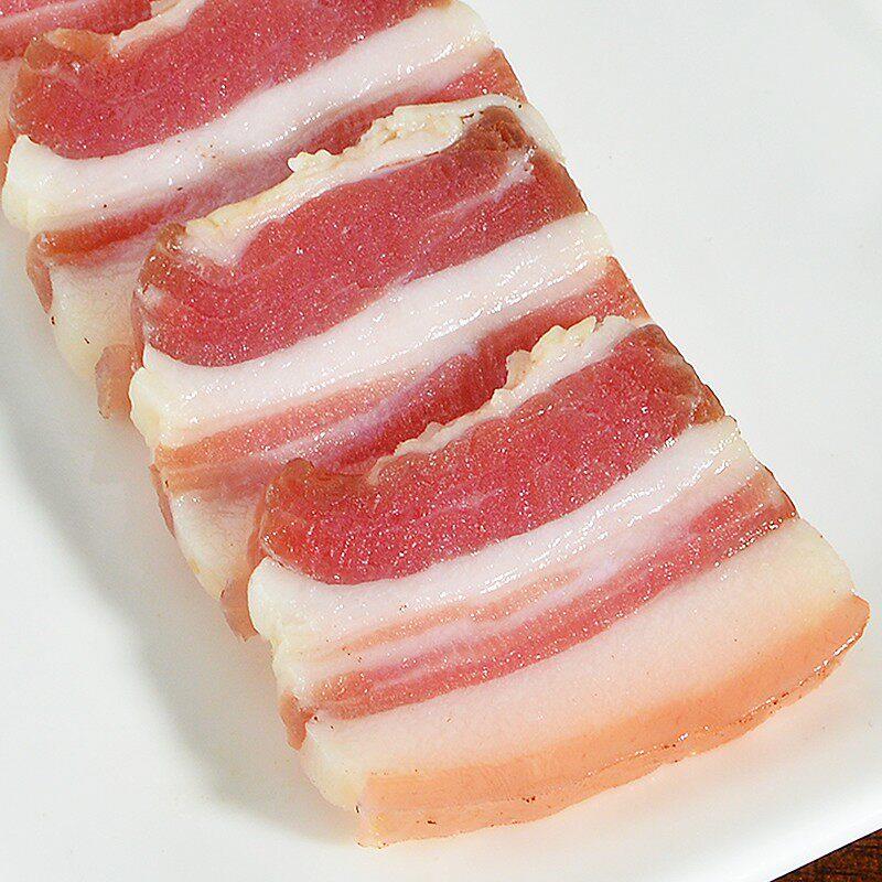 沙地德源400g五花腊肉江西日晒土猪肉客家风味咸肉腌制风干非烟熏