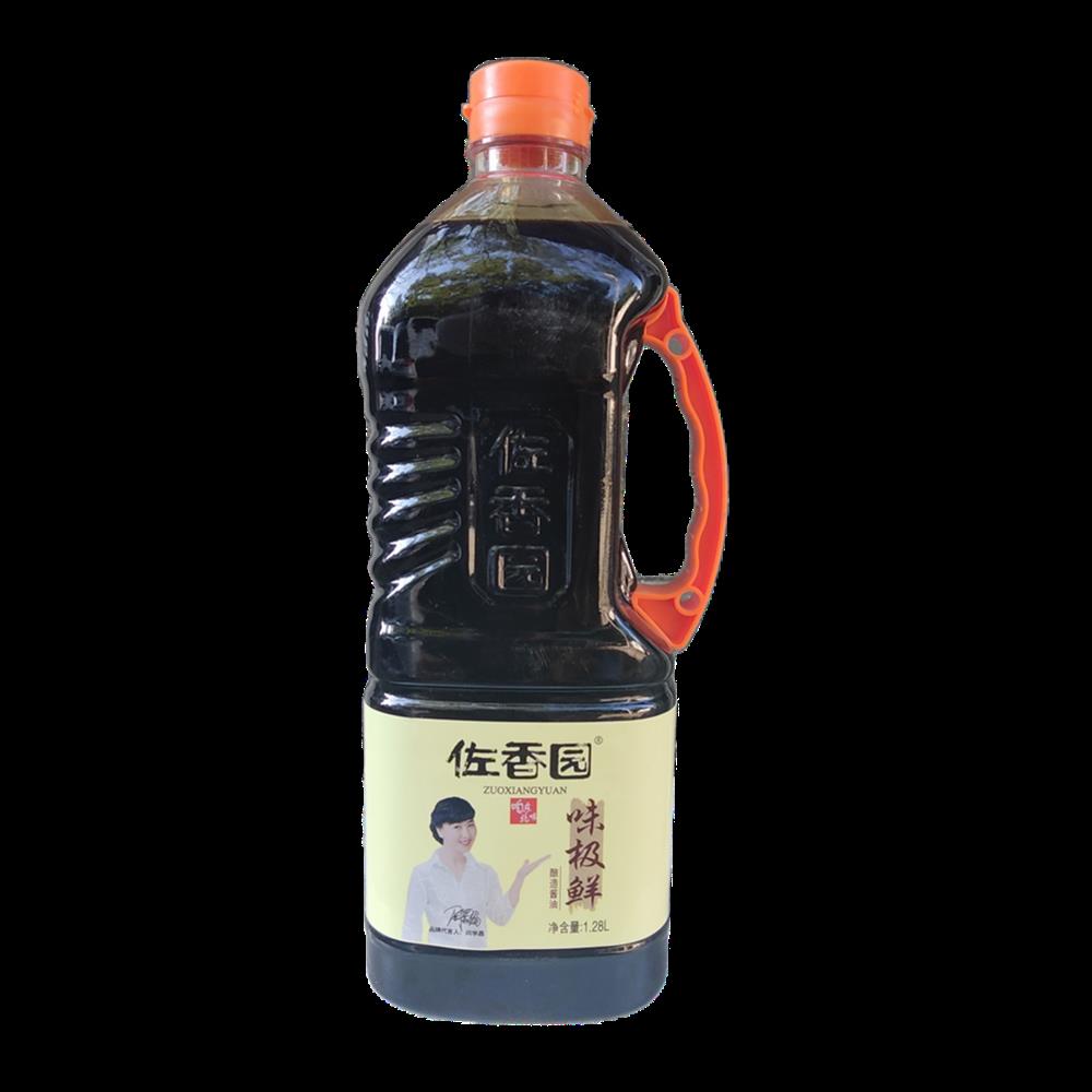 东北产佐香园1.28L特级味极鲜酿造酱油东北菜馆烧烤店铁锅炖主用