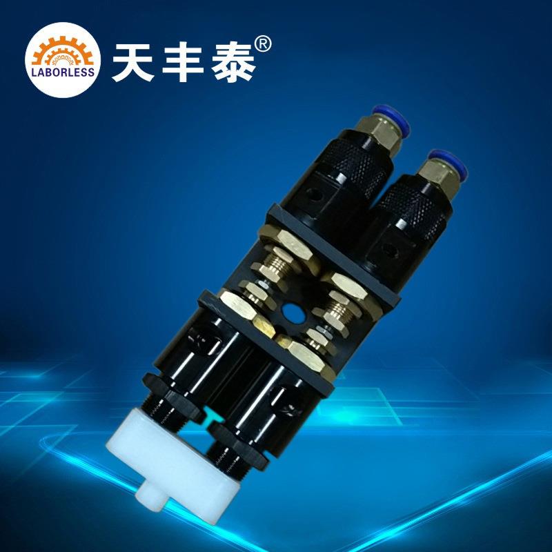 现货供应真空回吸AB双液点胶阀顶针式不锈钢双组份胶点胶阀配件