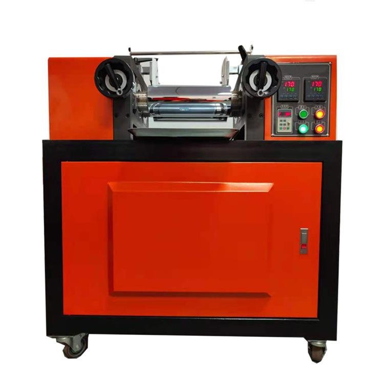 实验室硅橡胶开炼机，教学用炼胶机实验电加热带水冷二辊炼塑机