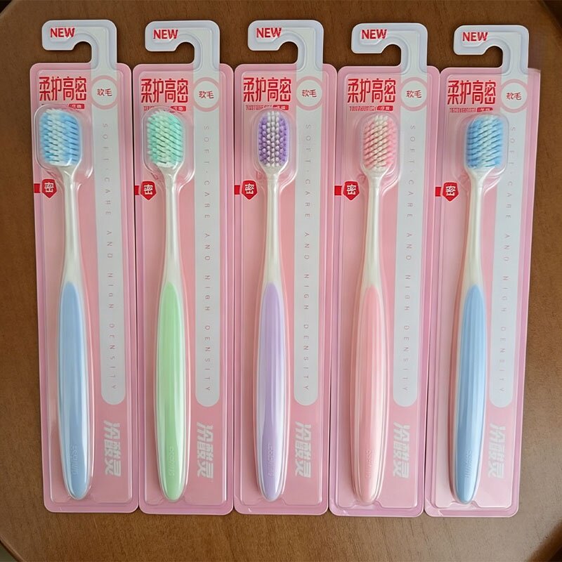 【超市同款】冷酸灵柔护高密软毛牙刷高档宽头洁齿护龈家用独立装