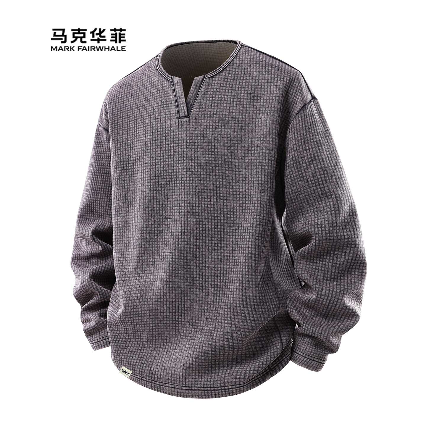 圆领套头卫衣男士休闲外穿上衣服