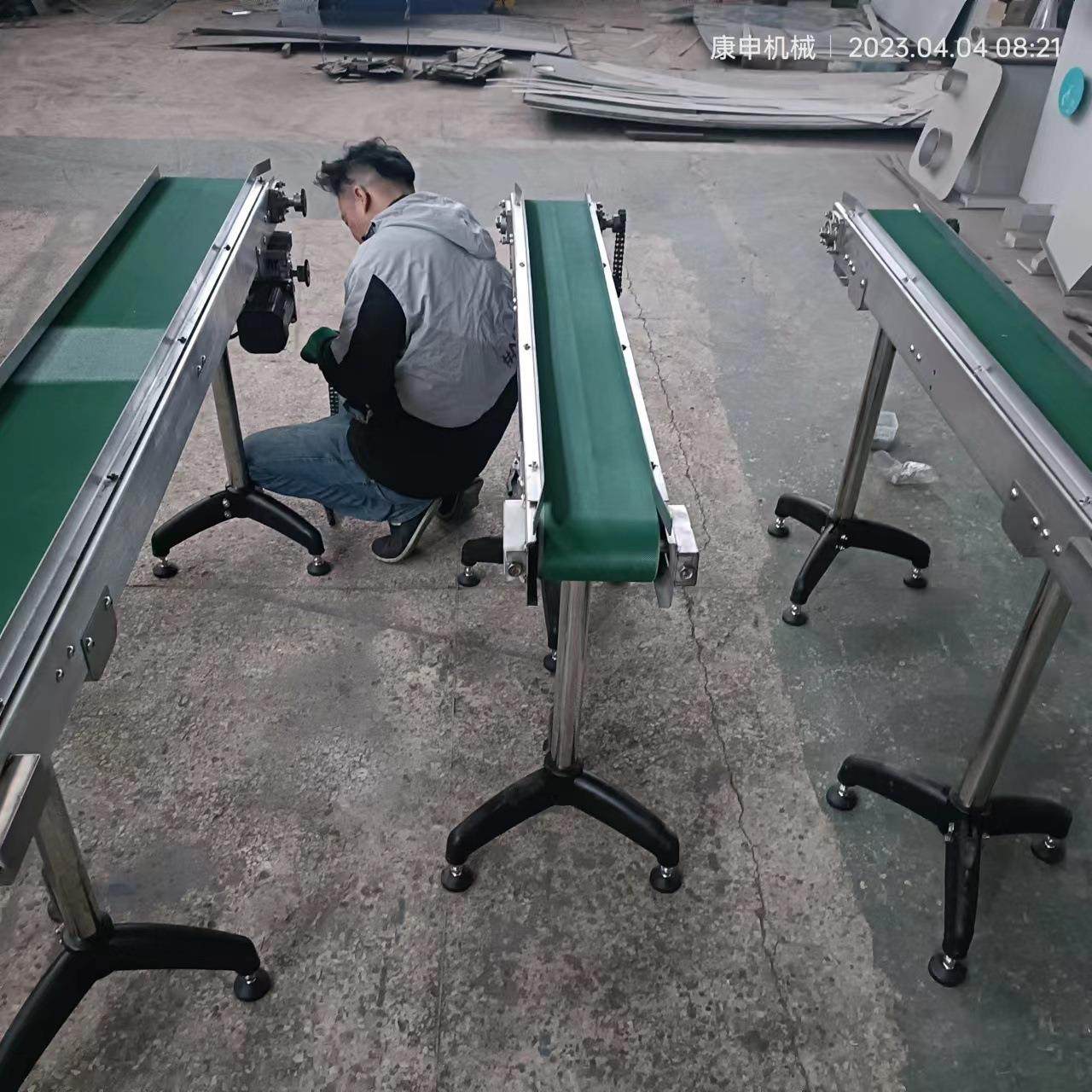 传送带小型输送带食品厂输送线不锈钢提升机可配套移动输送机