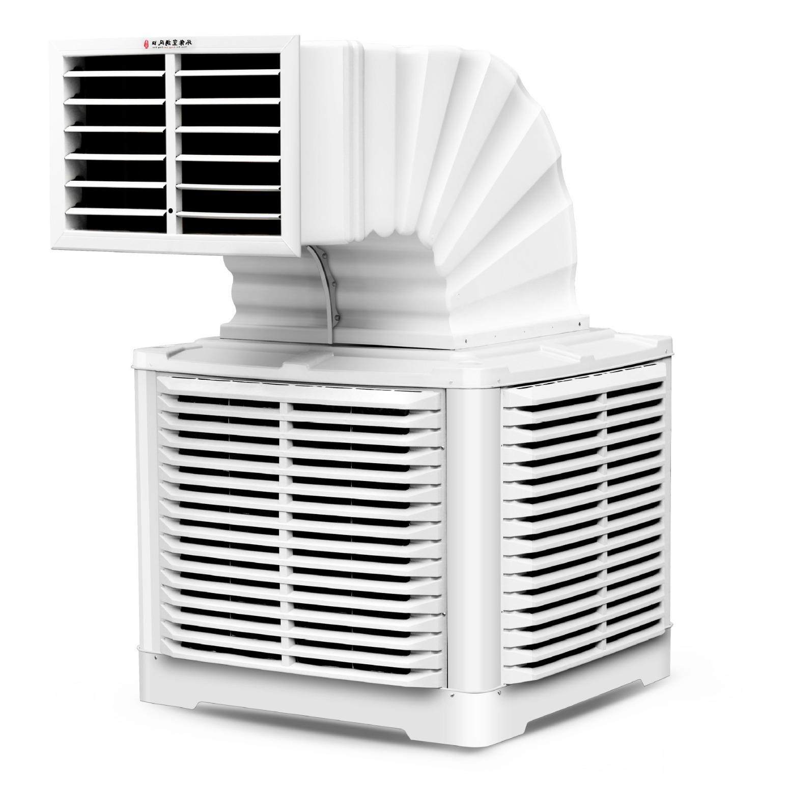 工业冷风机商用水空调蒸发式环保水冷空调养殖工厂房用单制冷风扇