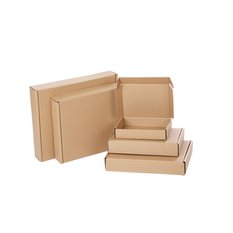 特硬飞机盒快递盒子扁平包装纸箱长方形两条装香烟打包盒定