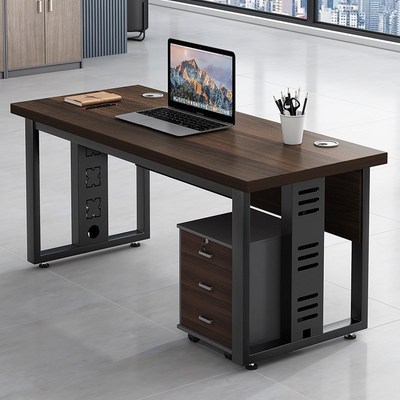 办公桌简约现代职员桌办公室桌椅组合2/4/6人工位桌财务电脑桌子