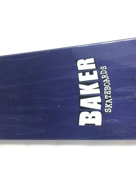 baker字母双翘滑板板面8.0-8.5寸加拿大枫木弹性滑板染色深脚窝
