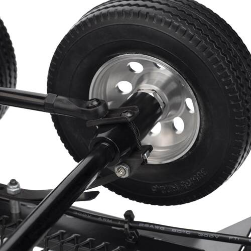 TRX4 KM2 D90 scx10 1/10双轴金属拖车 攀爬车用平板拖车通用