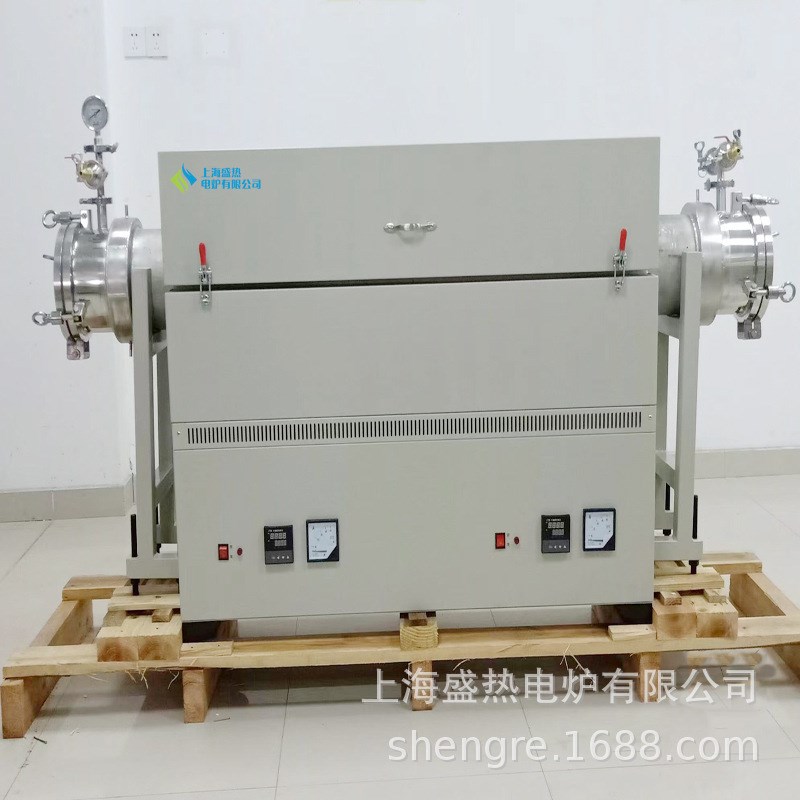 真空管式炉300口径大尺寸管式炉实验室高温炉退火烧结炉上海工厂