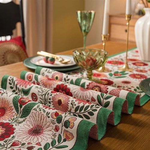 美式轻奢高级感桌旗棉麻长条桌布装饰条茶几台布长方形餐桌布