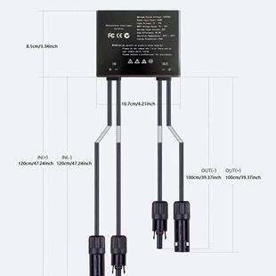 800W太阳能优化器全铝金属外壳MPPT solar optimizer提升发电
