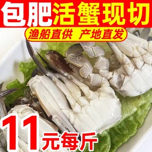 梭子蟹块现切新鲜韩式飞蟹醉蟹辣拌冻蟹海螃蟹海鲜食材商用水产