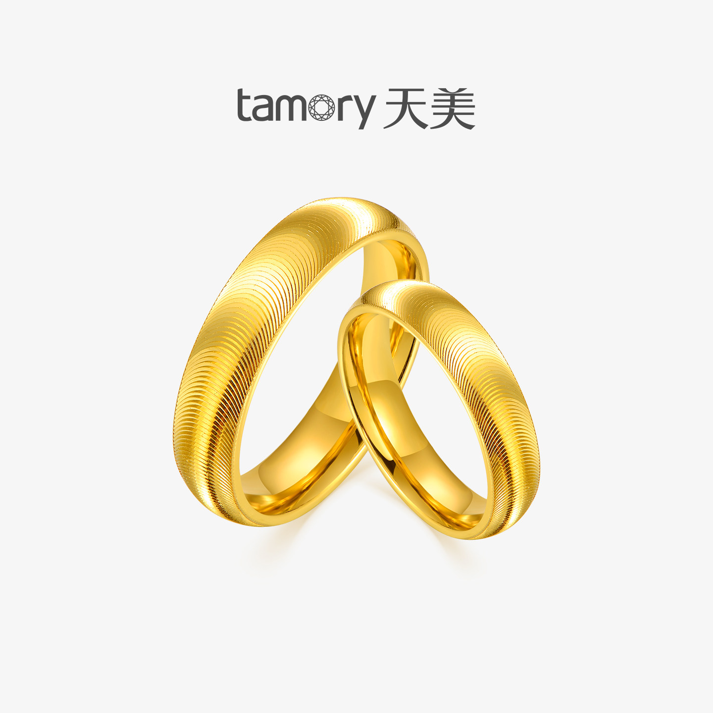 天美珠宝足金999猫眼戒指图片