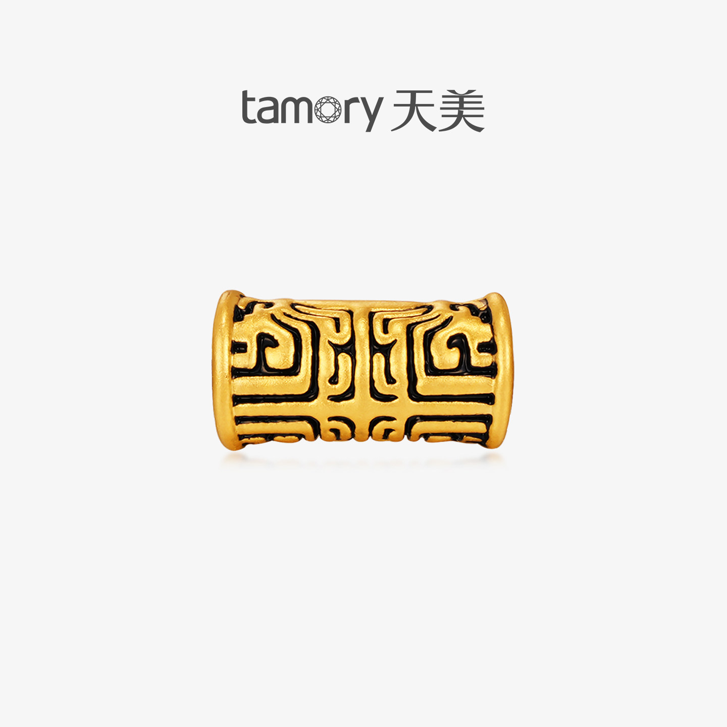 天美珠宝黄金饕餮转运珠图片