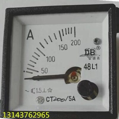 DB 德表 交流电流表48L1-200A 150A 100A 250A 300A 广德庆电表