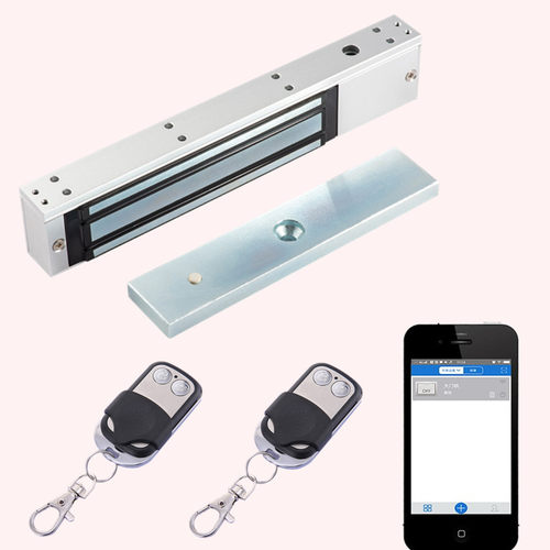 手机APP遥控磁力锁门禁电锁套装280kg明装暗装锁消防锁断电开锁