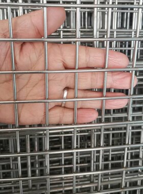 304不锈钢网1.5米2米2.1米宽焊接阳台防护网养殖爬藤电焊钢丝网片