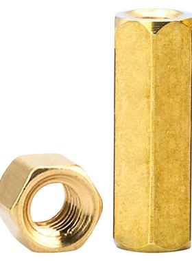 通六角铜柱双隔离柱间隔柱PCMB支直撑螺丝柱内螺纹通螺柱2M3M4M5