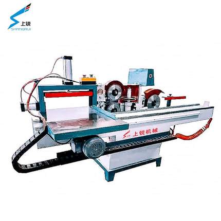 上榫自动数控燕尾开榫机MD2108D铣槽单钻孔机锐轨气动半自动五碟