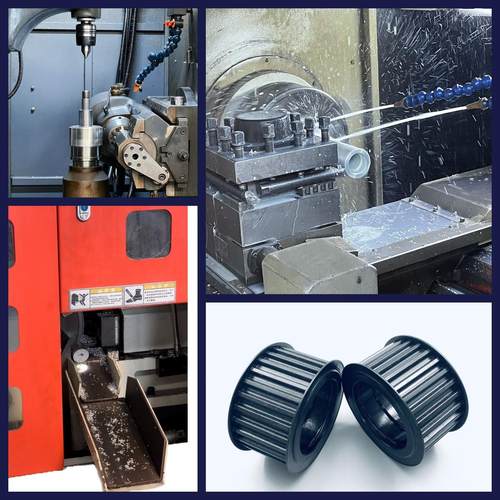 跨境厂8M5M 14M同步带轮加  工同步轮生产家电机皮带轮