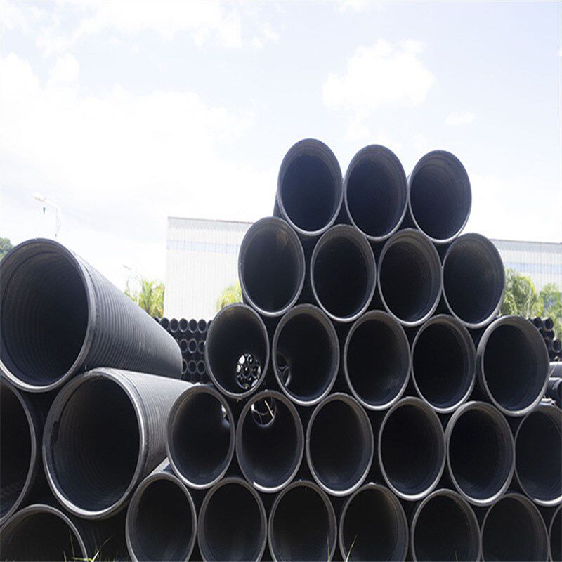 HDPE缠绕增强管 HDPE高密度聚乙烯缠绕增强管克拉管 HDPE缠绕管