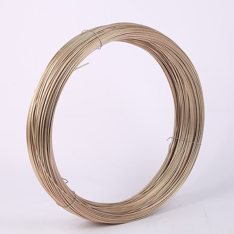 热镀锌黄铁丝 8号 10号 12号 14号 16号 2.0mm 彩色铁线  黄铁丝