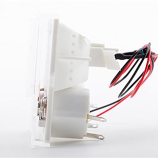 量程60/300W双针功率表 对讲机配件驻波表头 无线电台发射机SWR表