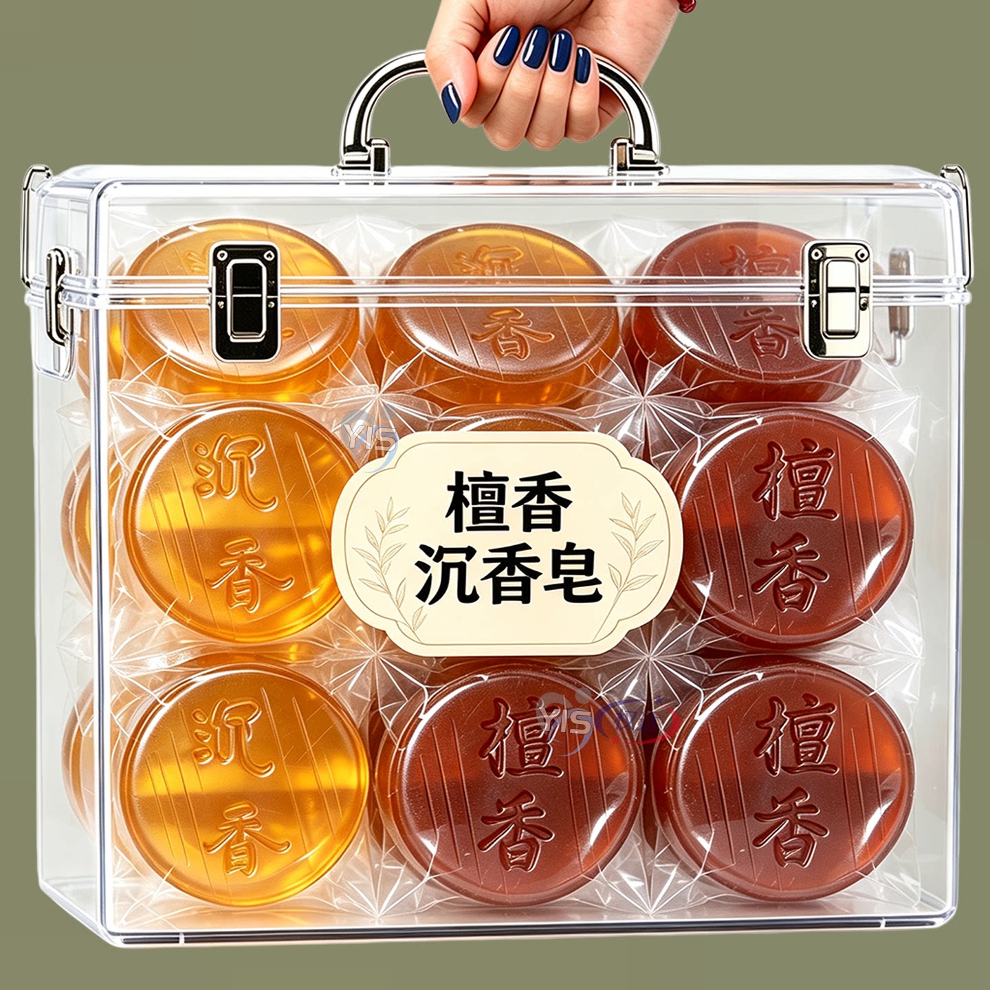 天然沉香精油手工皂檀香伴手礼洗脸洁面沐浴香皂安眠除螨控油清洁
