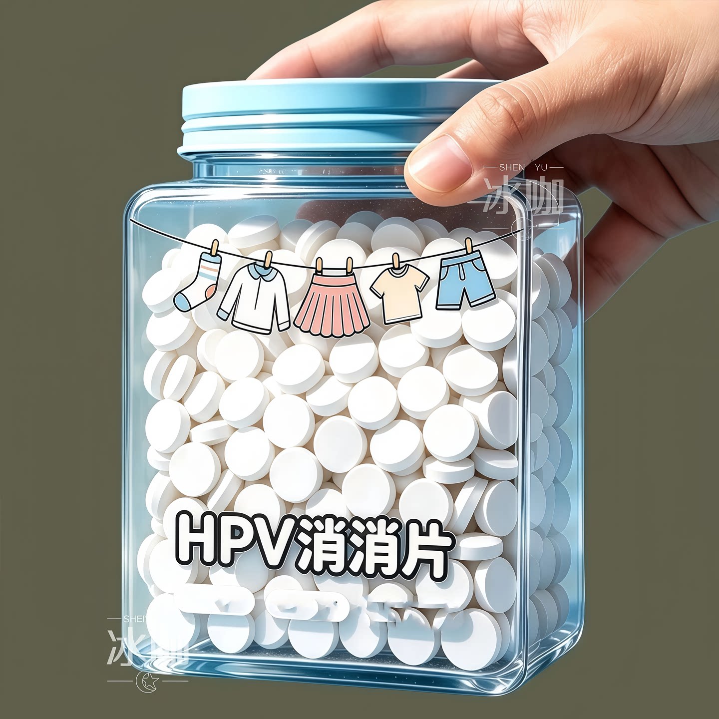HPV衣物消毒片双效消毒+预防病菌