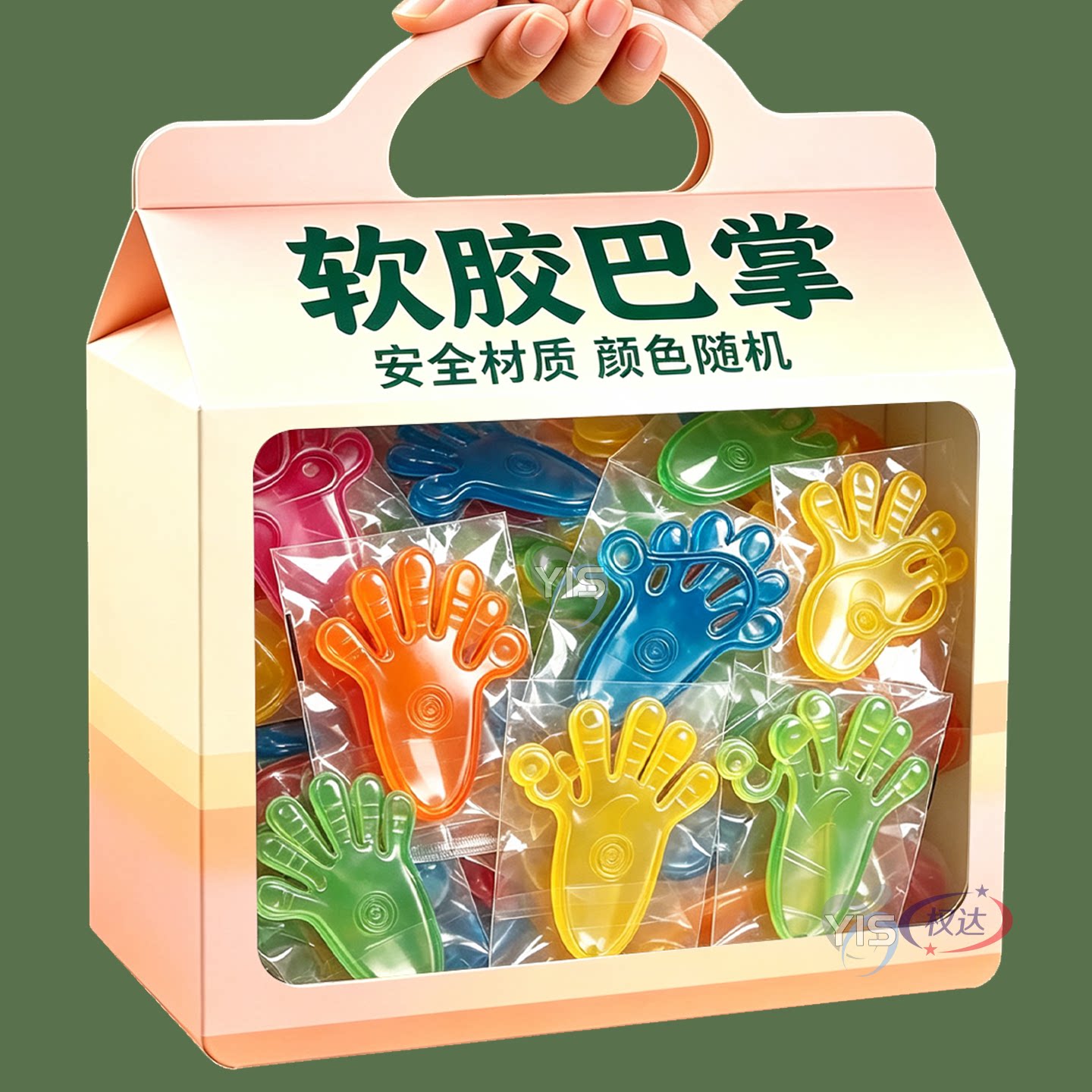 粘手巴掌加大号经典怀旧玩具粘手掌黏墙甩手粘性软胶弹性解压玩具