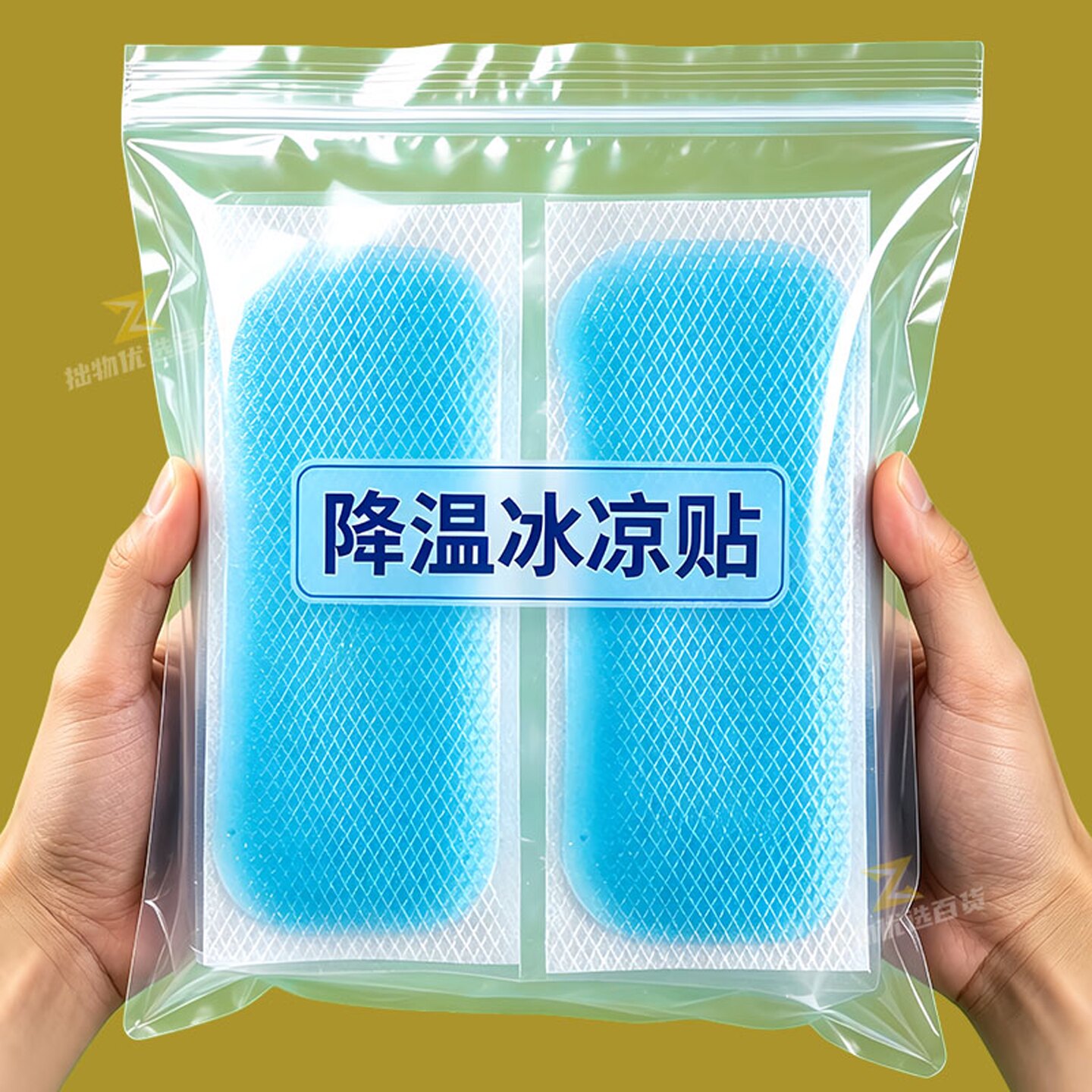 降温冰贴夏日冷敷舒缓燥热解暑用