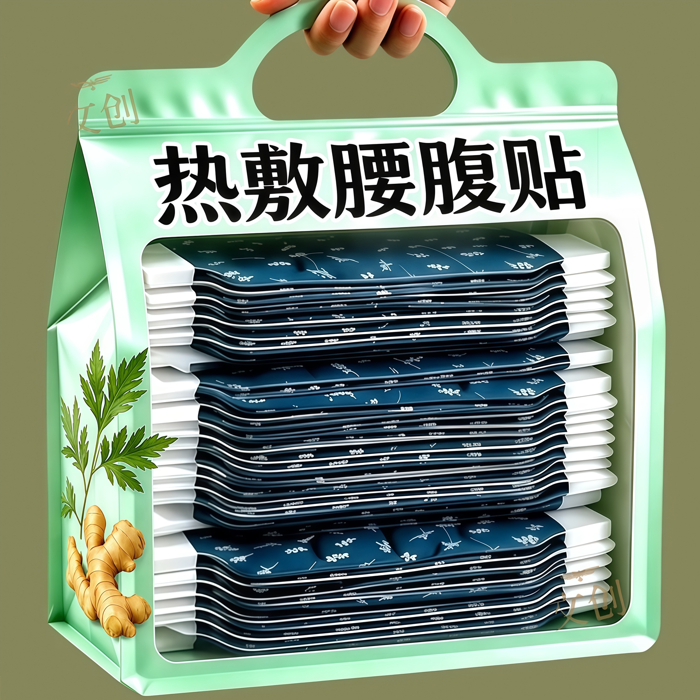 【草本热敷】绑带防滑热敷腰腹带