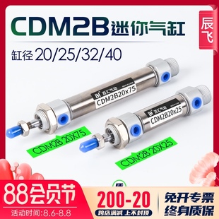 300 200 BH百汇不锈钢迷你气缸CDM2B20 175 100 150