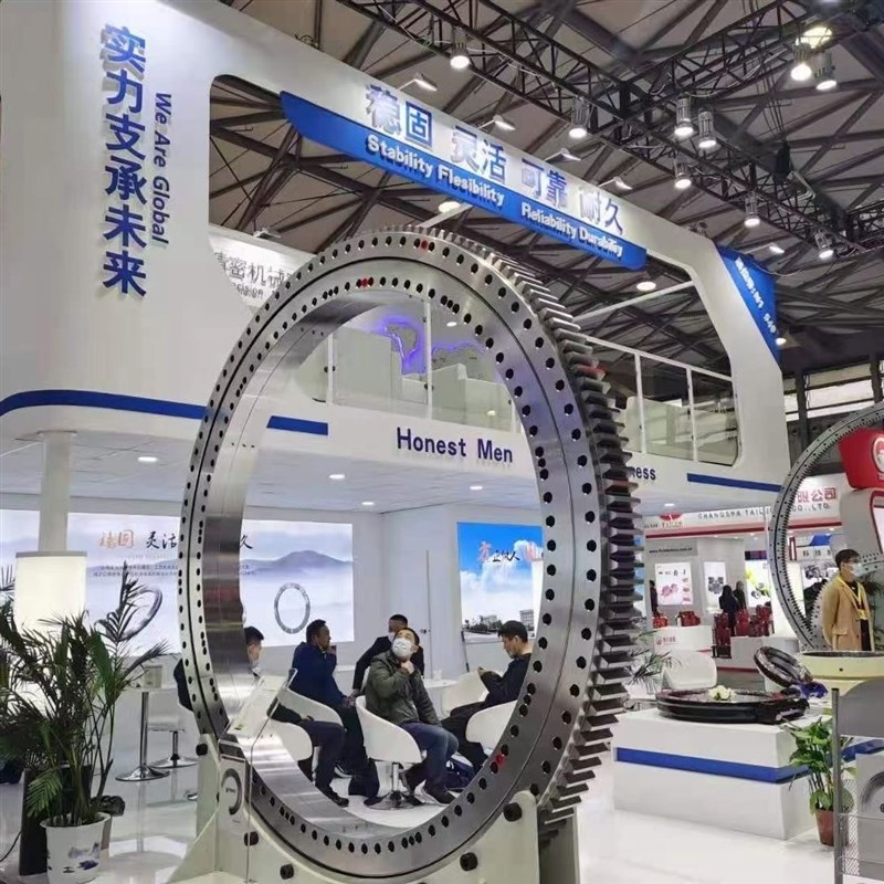 徐工挖掘机XE55  75D C支承大转盘大齿轮旋转齿圈轴承