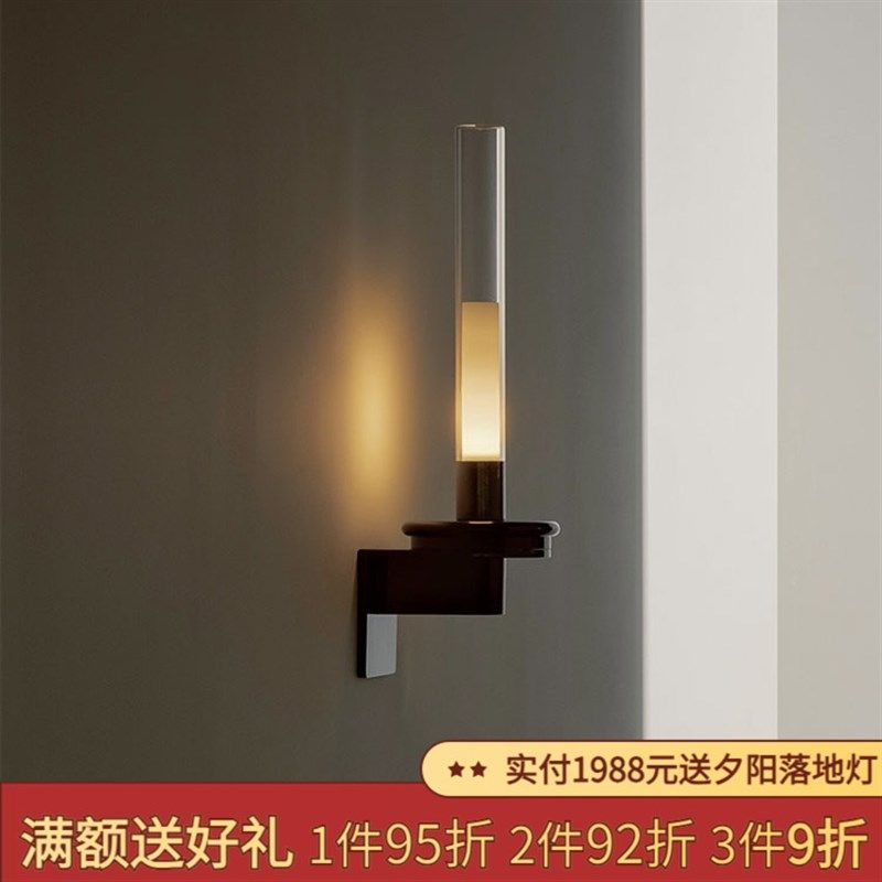 法式复古烛台壁灯西班牙设计师过道走廊玄关卧室客厅背景墙灯