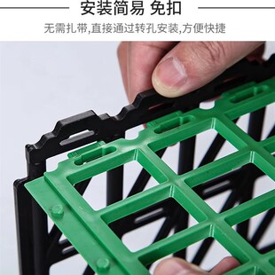 超市生鲜果蔬围栏隔断水果护栏挡板货架分隔板厚塑料围栏蔬菜栅栏