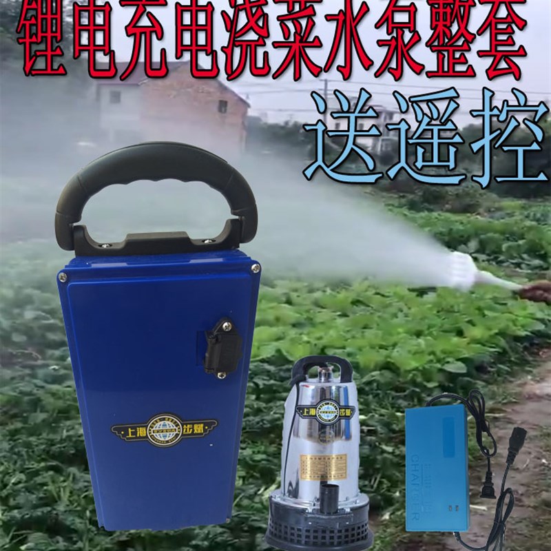 直流浇菜水泵充电浇水野外充电水泵