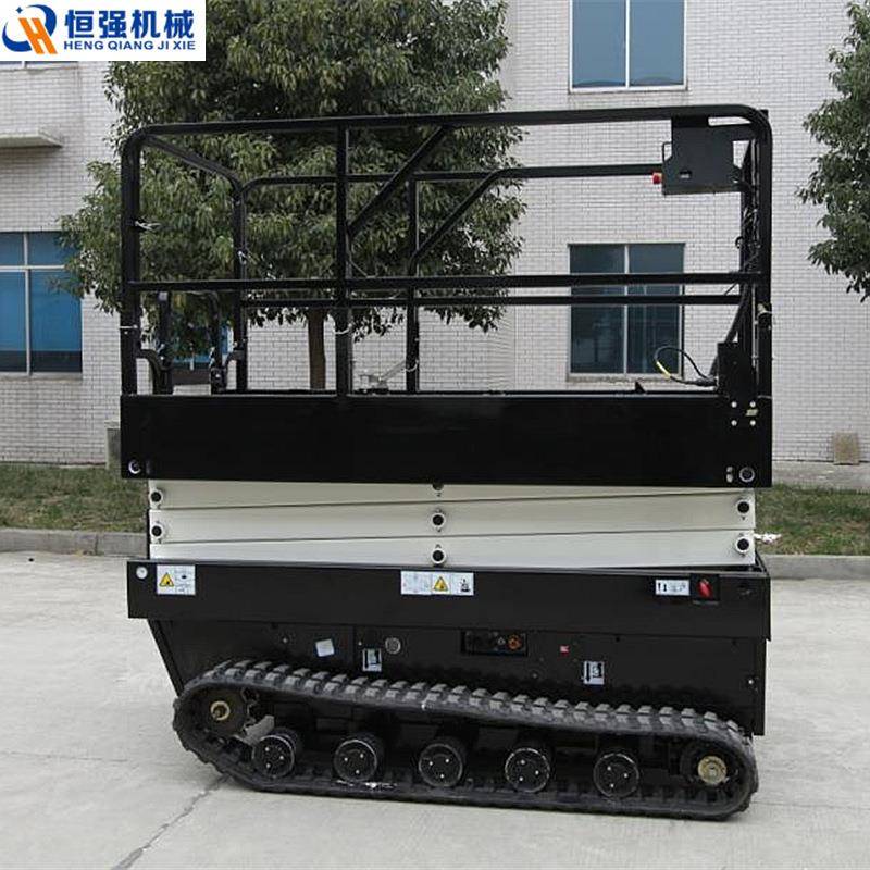 坦克链自行剪叉升降机履带式全自动升降平台走高空作业车重载耐用