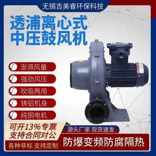 变频防腐蚀离心风机耐高温防爆中压鼓风机TB150气体输送增压风机