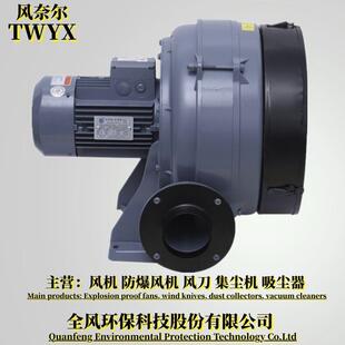 HTB100-203多段式中压鼓风机1.5KW空气输送燃烧助燃增压中压风机