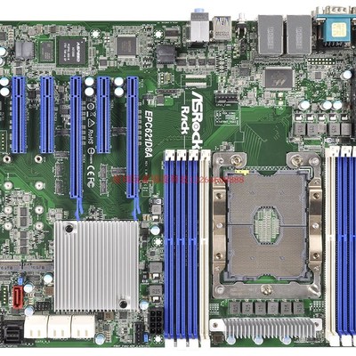 全新永擎EPC621D8A 3647工作站主板 支持8124  8175 W3175X 8280