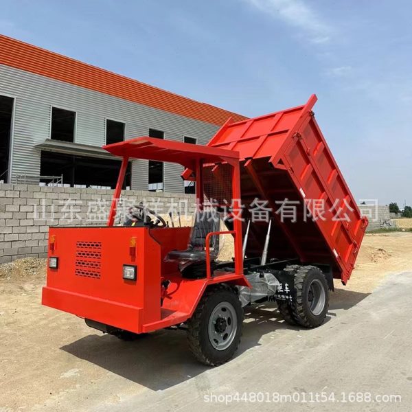 38马力柴油四驱拖拉机 双缸发动机液压自卸农用四驱车