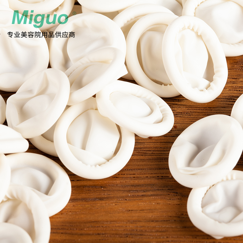 乳胶指套 无尘指套橡胶指套白指套无粉乳胶手指套一次性手套