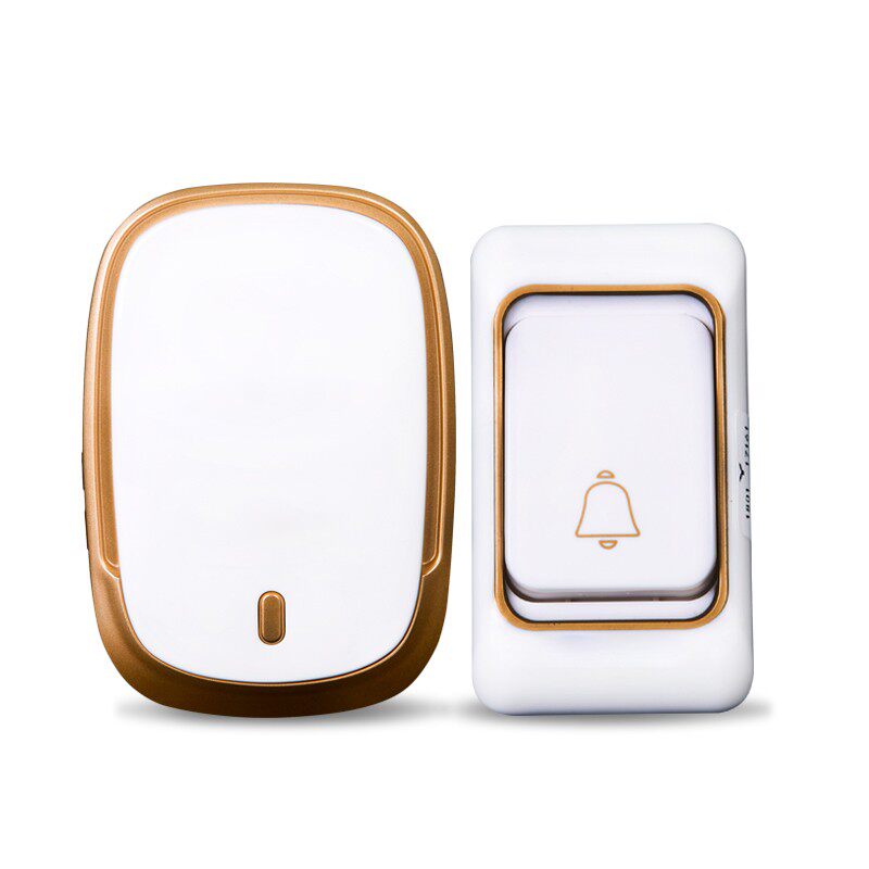 虹锐无线家用门铃超远距离无线门铃用电池一拖二拖一电子遥控门铃