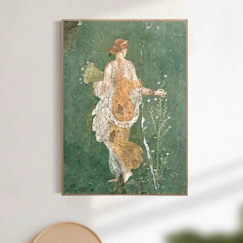 欧式复古小众人物装饰画仿油画简约艺术高级感氛围卧室客厅摆挂画