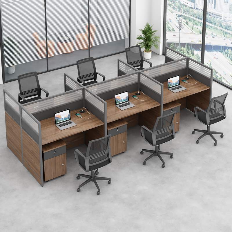 工位办公桌人位卡座公司屏风卡位办公室桌椅办公桌子 办公室