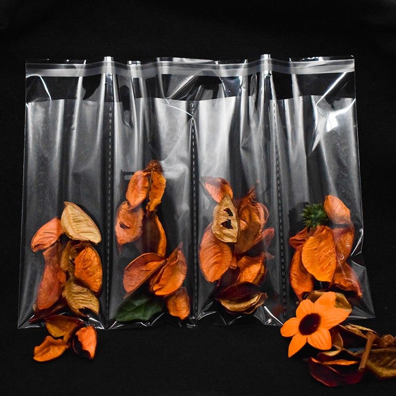 o塑料自粘连体卡片胶袋四格十格定制多格袋个