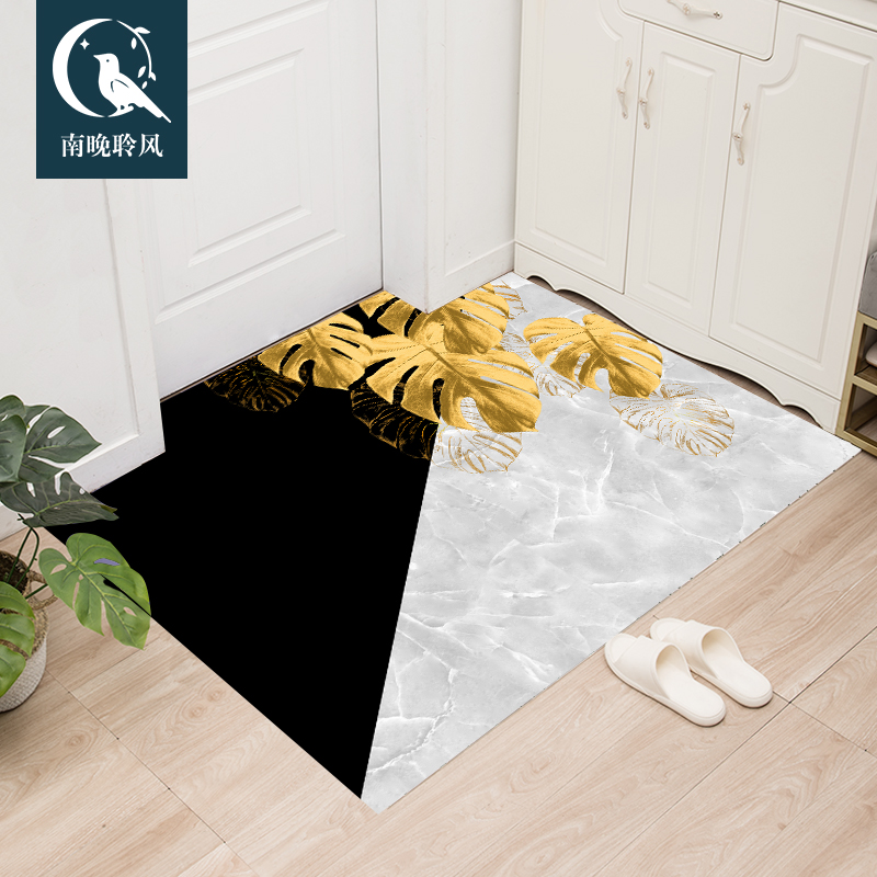 可擦洗门口地垫进门pvc入户门家用地毯防水防滑踩脚门垫免洗定制