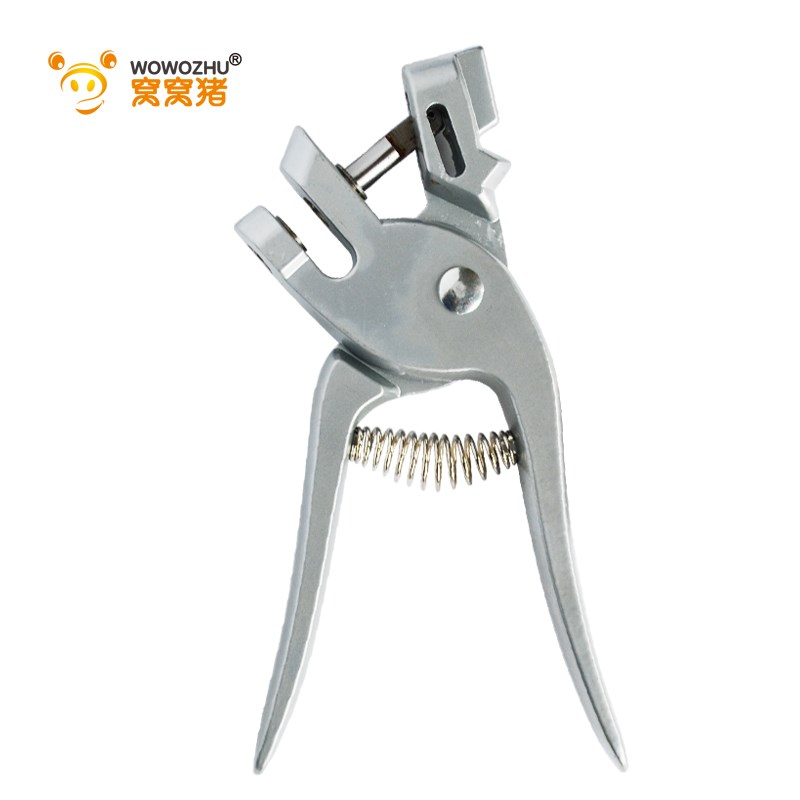 窝窝猪兽用耳孔钳  猪用打孔钳 耳孔钳 猪耳朵专用标记打孔耳洞钳