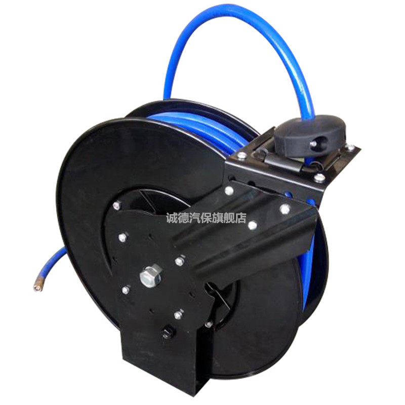 诚德汽修气动工具自动伸缩卷管器气鼓米气管回收器铁盘气轮座